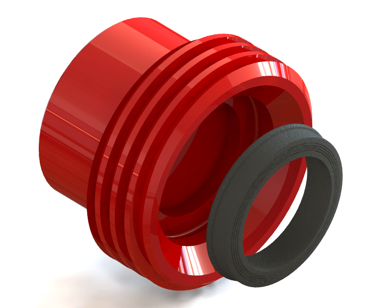 Blanking Cap, 3” 1502 F, 1/2” NPT Tap, 15000 psi, STD Service