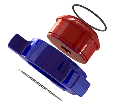 Blanking Cap, 2" 206 M, Autoclave Tap, 2000 psi, STD Service