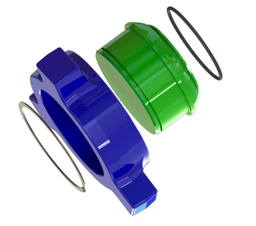 Blanking Cap, 2" 206 M, 2000 psi, Sour Service