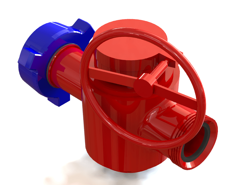 PLUG  VALVE  4"*4" 1002  GEAR  OPERATED