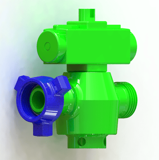 PLUG VALVE 3" * 3" 1502 PNEUMATIC ACUATED (ESD) SOUR SERVICE